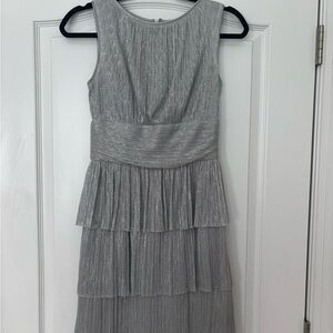 Rush Dress - Maggy London Gray Tiered Sheath Midi Dress - Perfect for Rush!!!!